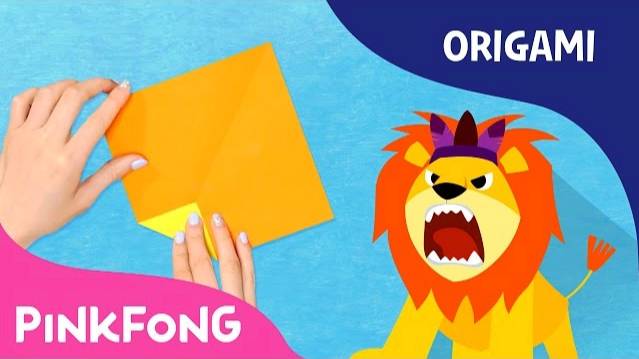 Lion | Animal Song With Origami | Pinkfong Origami | Pinkfong Songs for Children