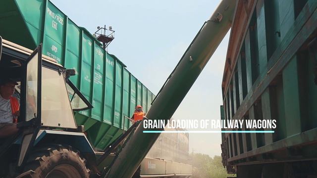 Equipment for grain transshipment on the railway  - liliani.com