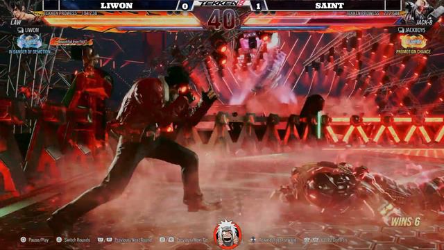 T8 LIWON (Law) vs SAINT (Jack-8) - TEKKEN 8 -