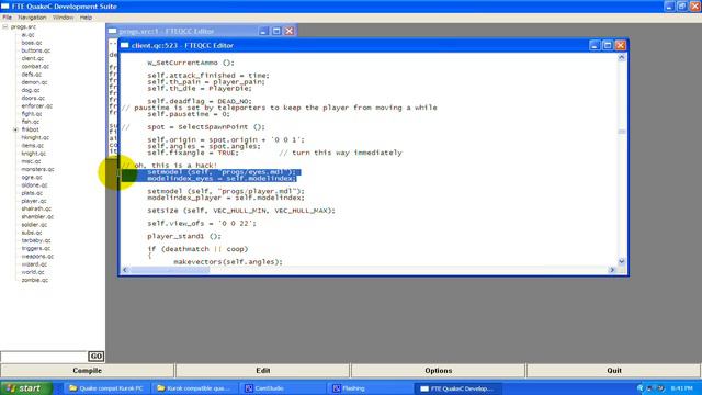 QuakeC Tutorial -5- Meat of functions