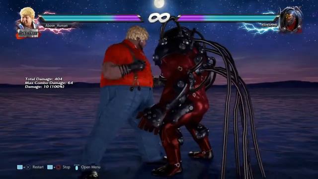 Tekken 7 Bob...Punishing Gigas entire move list
