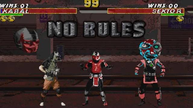 UMK3 No rules Kabal. Сбой в программе Mortal kombat