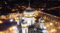 Каток на Соборной площади. г. Пушкин, Санкт-Петербург
