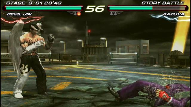 Tekken 6 | Devil Jin | Story Battle | 4K [60FPS] PSP[PPSSPP
