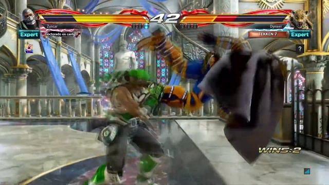 Tekken 7 - Bryan fury(Custom) vs King Gameplay
