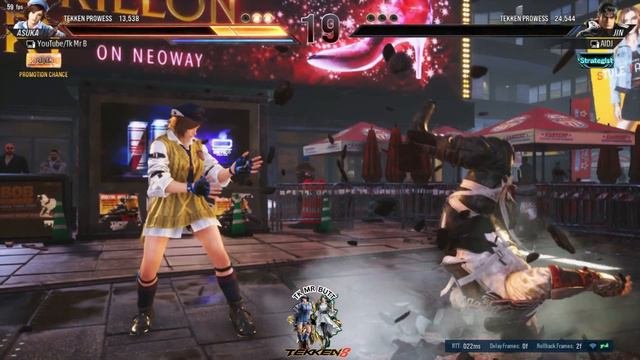 Tekken 8 CBT Asuka Vs Jin