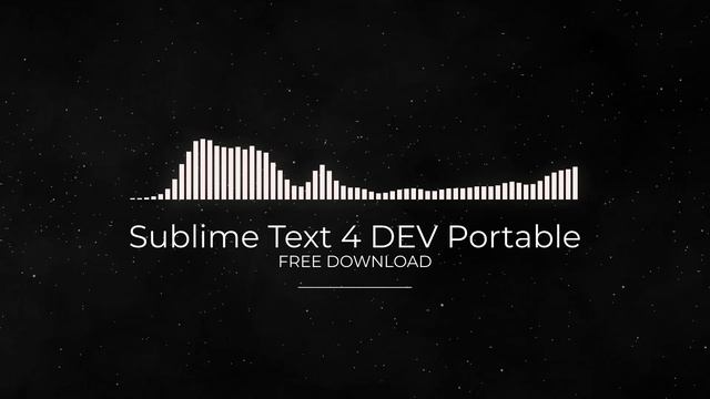 Sublime Text 4 DEV Portable FULL