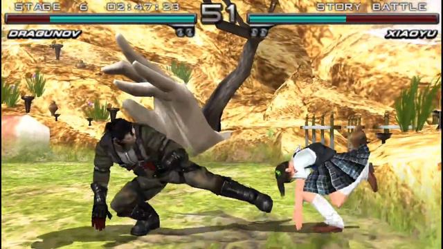 Tekken 5 Dark Resurrection Dragunov story arcade