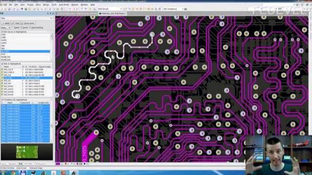 Altium Tutorial - Quick Track Selection, use TAB