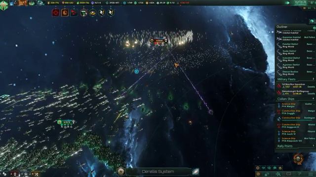 (HUGE BATTLE) Stellaris - Fanatic Purifiers vs Spiritualist FE