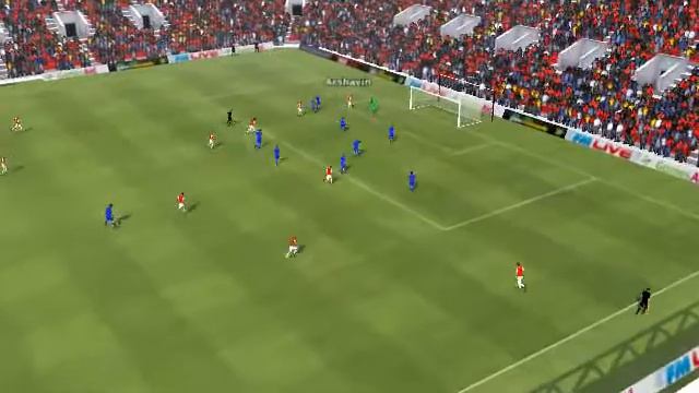 Arsenal vs Everton - Arshavin Goal 8th minute