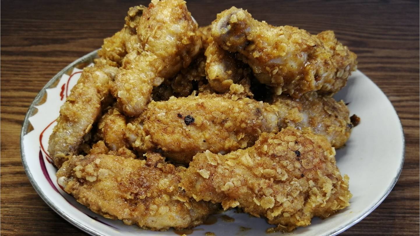 Чили крылышки - Chili wings.