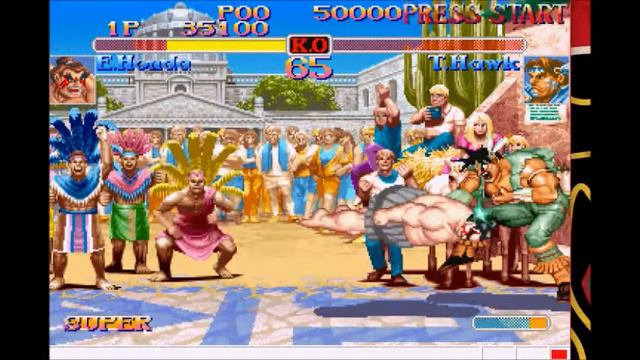 Street Fighter Collection: Super Street Fighter 2 Turbo (Saturn)- Gameplay