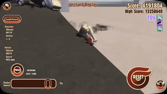Turbo Dismount replay: 15 258 640 points on Fast Lane! #turbodismount
