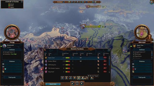 Legendary Norsca (Throgg) Immortal Empires Campaign - Total War: Warhammer 3 (Beta) - Episode 1