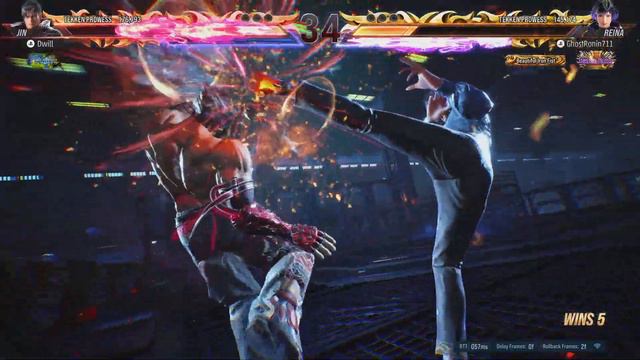 TEKKEN 8 REINA BEATS FUJIN JIN