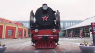 Каток музея железных дорог России в Санкт-Петербурге