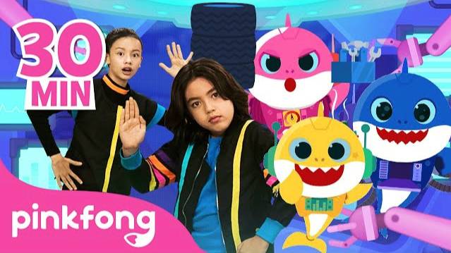 Robot Dance with Kids & Baby Shark | Dance for Kids Compilation | Pinkfong Songs