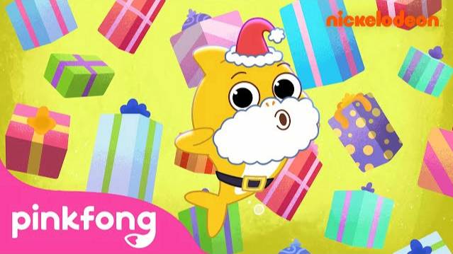 Giving Gifts | Baby Shark's Big Fishmas | Baby Shark Music Video | Christmas Sharks | Nickelodeon