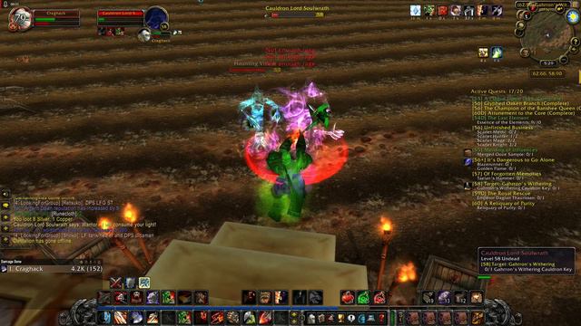 WoW Classic/Warrior Leveling Guide----Road to 60. part 43.Scarlet Crusade in Hearthglen