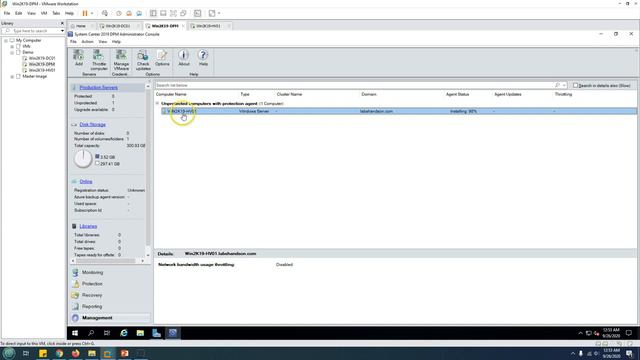 Part 2 - How to Backup HyperV Virtual Machine by using System Center Data Protection Manager (SCDPM)