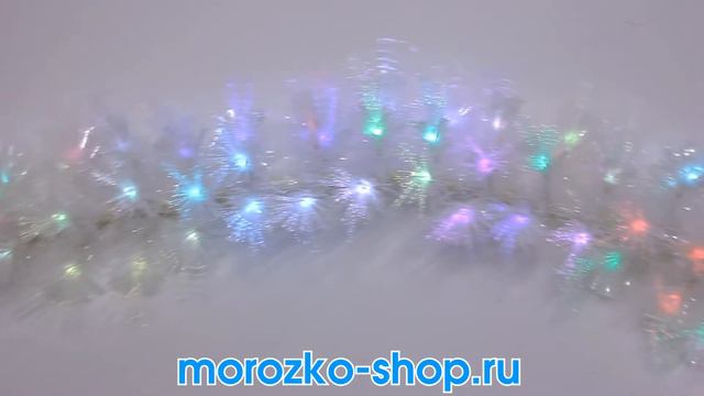 Оптиковолоконная гирлянда СЕВЕРНОЕ СИЯНИЕ, белая, multi LED, мерцающая, 200 см, Luca-Edelman 1051999