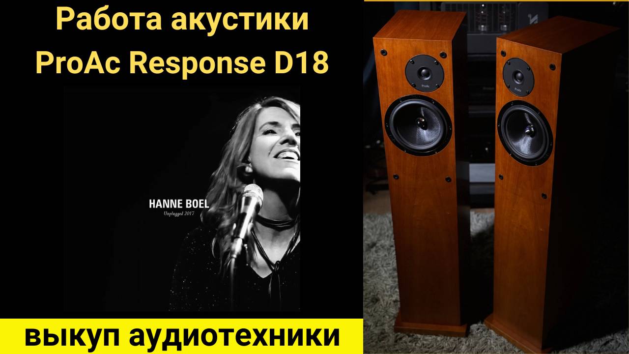 Выкуп аудиотехники hi-fi, проверка звучания акустики ProAc Response D18-hanne boel unplugged 2017