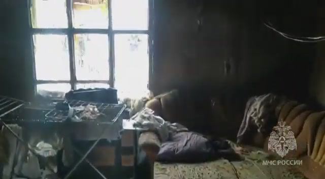 Пожар в деревне Сорты