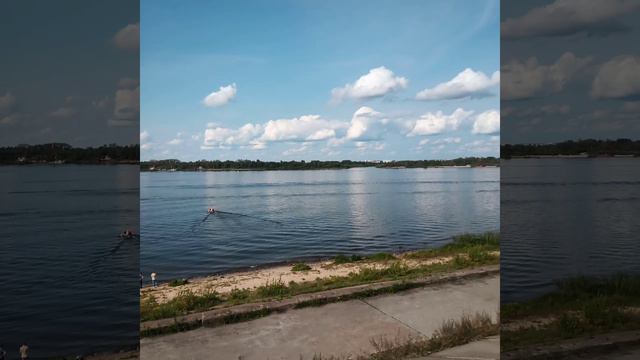 Наконец-то мы спустились к Волге в Нижнем Новгороде