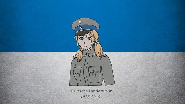 Baltische Landeswehr - Die Baltenfahne