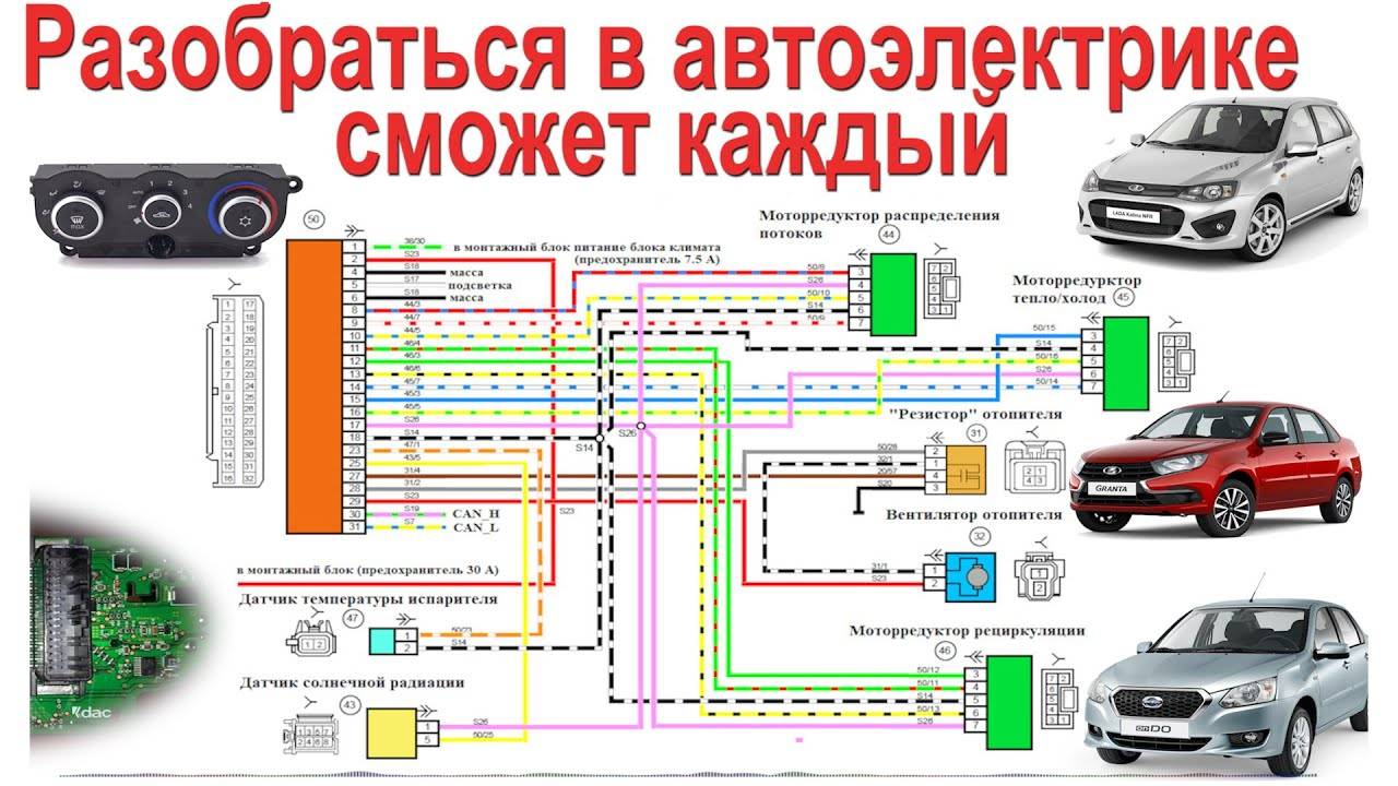 Самый полный альбом понятных электросхем на ВАЗ