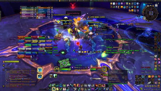 WoW DF Aberrus, the Shadowed Crucible Heroic | Scalecommander Sarkareth | Resto Shaman POV