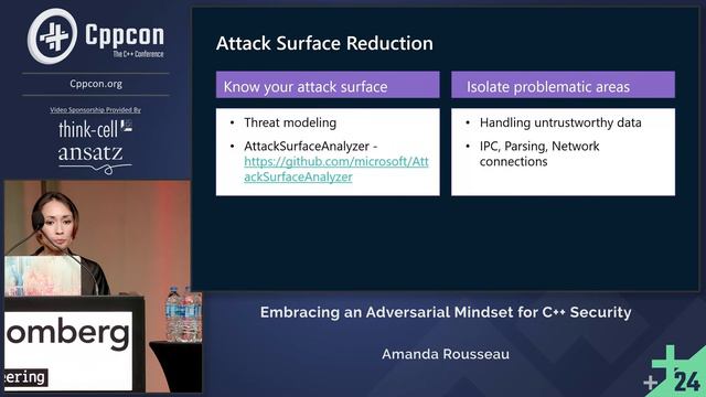 Embracing an Adversarial Mindset for C++ Security - Amanda Rousseau - CppCon 2024