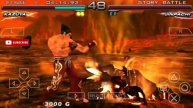 Tekken 5 Dark Resurrection | Kazuya vs Jinpachi Android GamePlay | Kazuya Ending