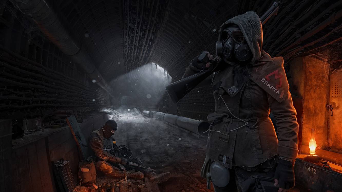 Начало Атмосферного прохождения Metro 2033 Сложность Сталкер Хардкор