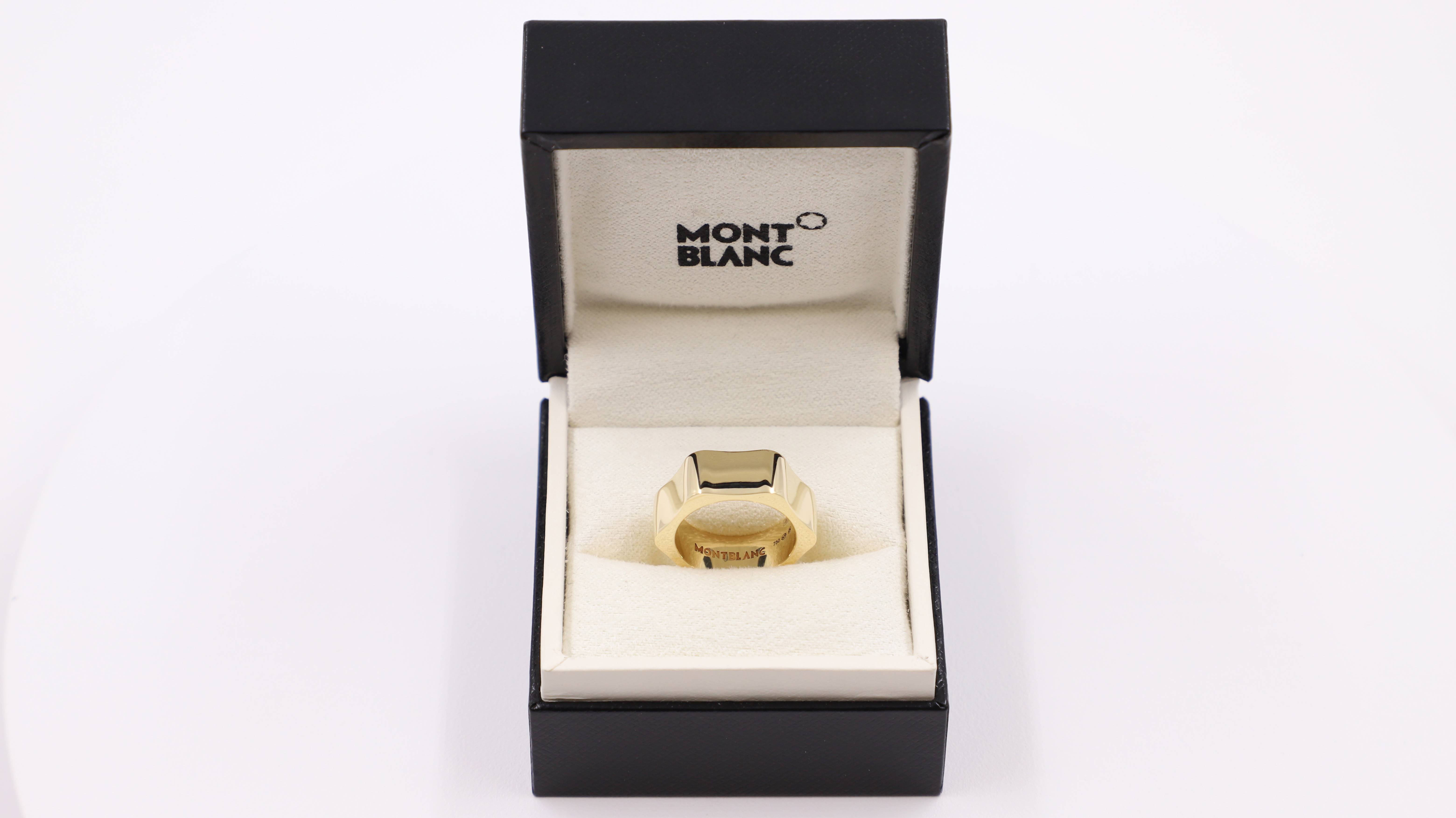 Кольцо Montblanc Yellow Gold 101057