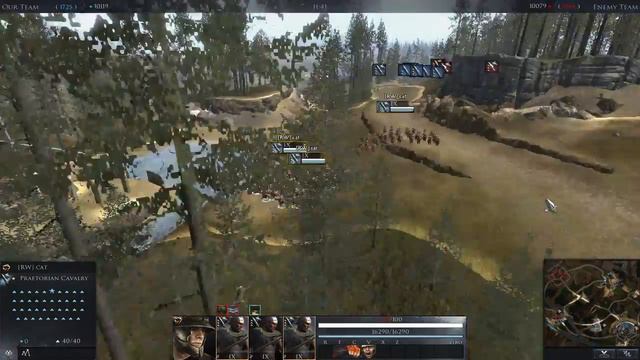 Total War Arena (152) Дуэль сильвершилдов и преторианской конницы.