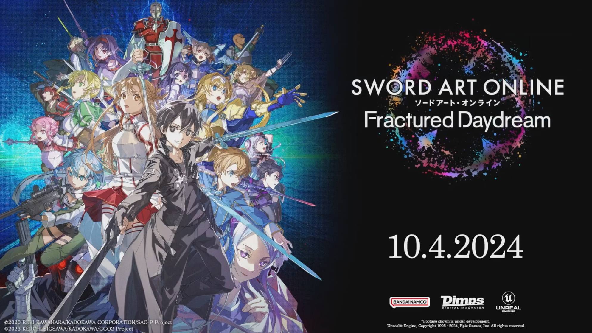 Sword Art Online Fractured Daydream Трейлер геймплей 2024