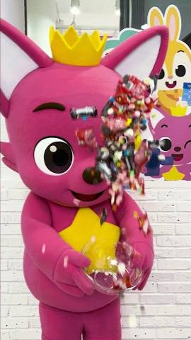 Pinkfong spilled the m&m's, but look what it shows!