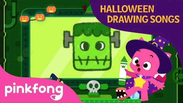 The Frankenstein | Halloween Drawing Songs | Pinkfong Songs for Children