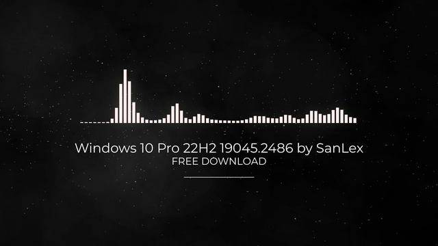 Windows 10 Pro 22H2 19045.2486 by SanLex FULL