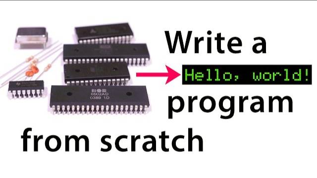 “Hello, world” from scratch on a 6502 — Part 1