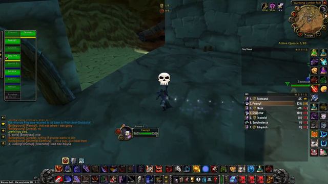 WoW Classic arms warrior Warsong Gulch partial premade vs partial premade