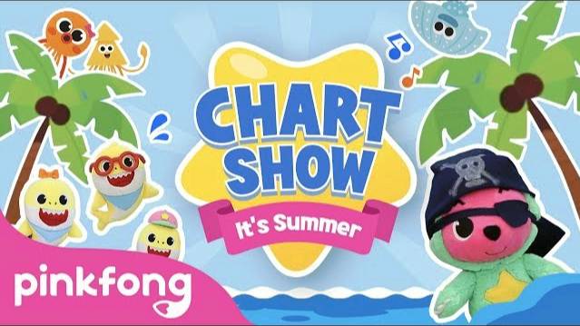 Beach Songs for Summer | Pinkfong Baby Shark Chart Show | Pinkfong Show for Children