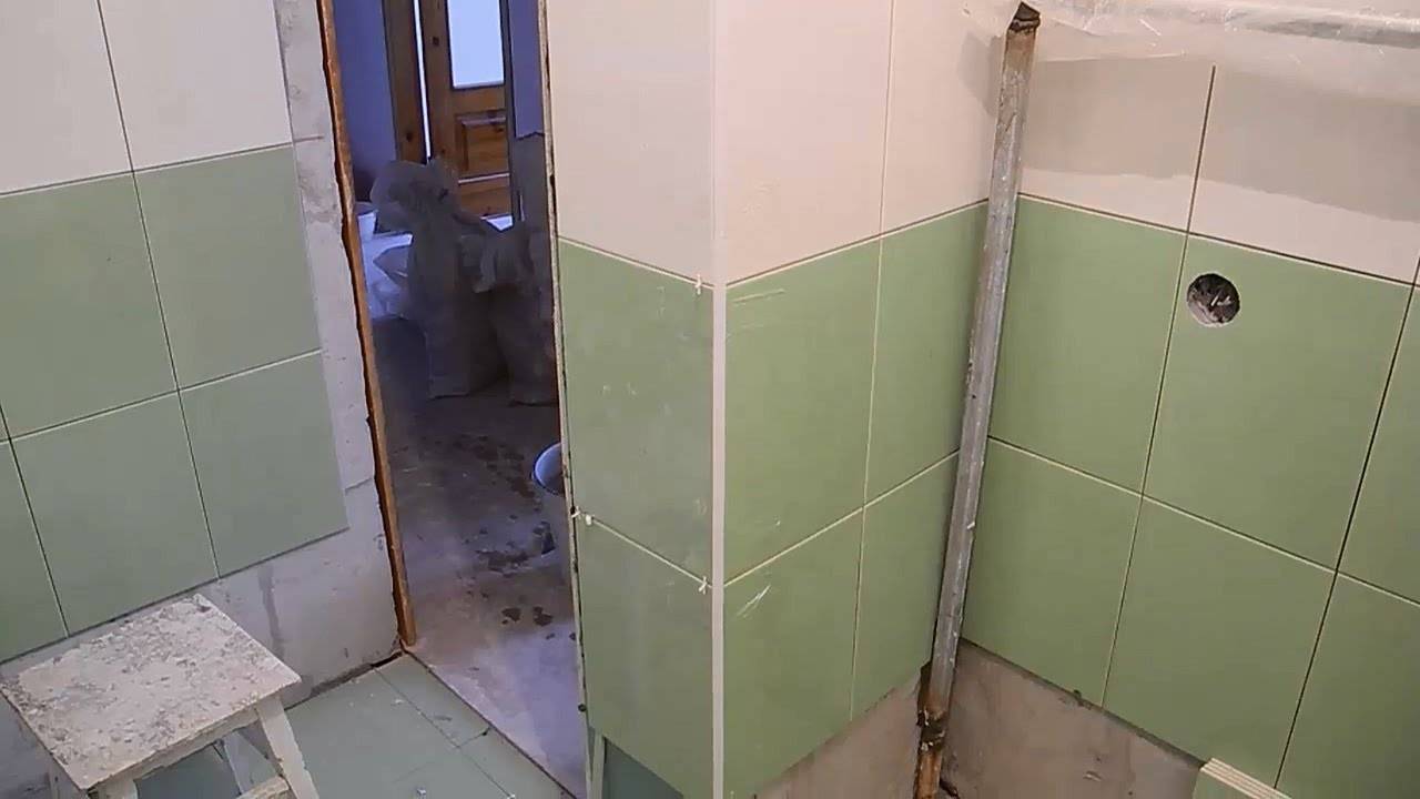 Как облицевать откос плиткой, с использованием плиточного уголка