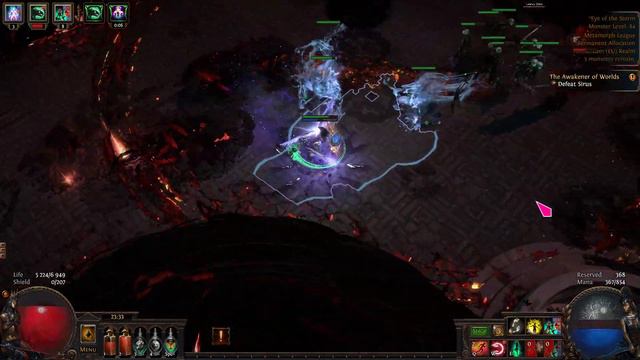 [Path of Exile 3.9] First Awakener (Level 6) Kill - 3rd attempt - Baron Zombiemancer