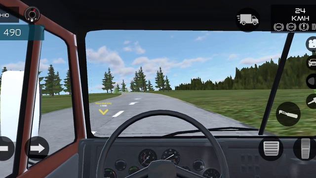 "RussianCar Simulator" Работаю на Камазе