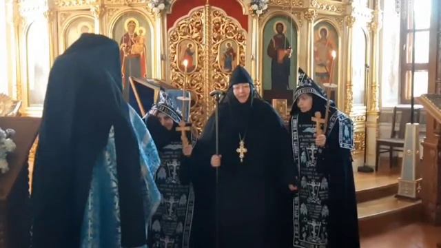 Постриг в великую схиму в нашем монастыре