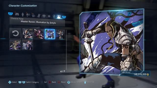 Tekken 7 Customization Showcase: Master Raven