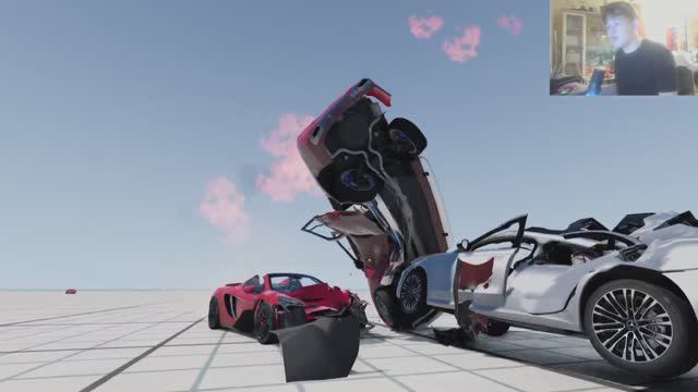 "2 Мерседеса уничтожены в хлам! BeamNG.drive